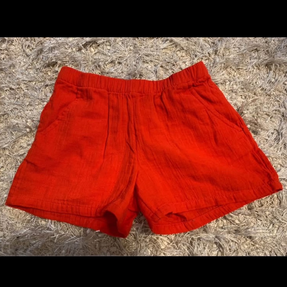 Cat & Jack Kids Red Shorts 100% cotton NWT size 5T